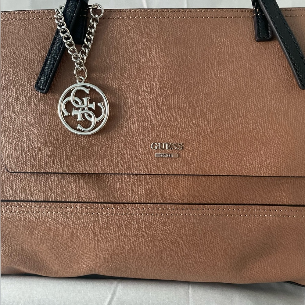 GUESS Huntley Top-Handle Flap-Front Satchel - Picture 15 of 15